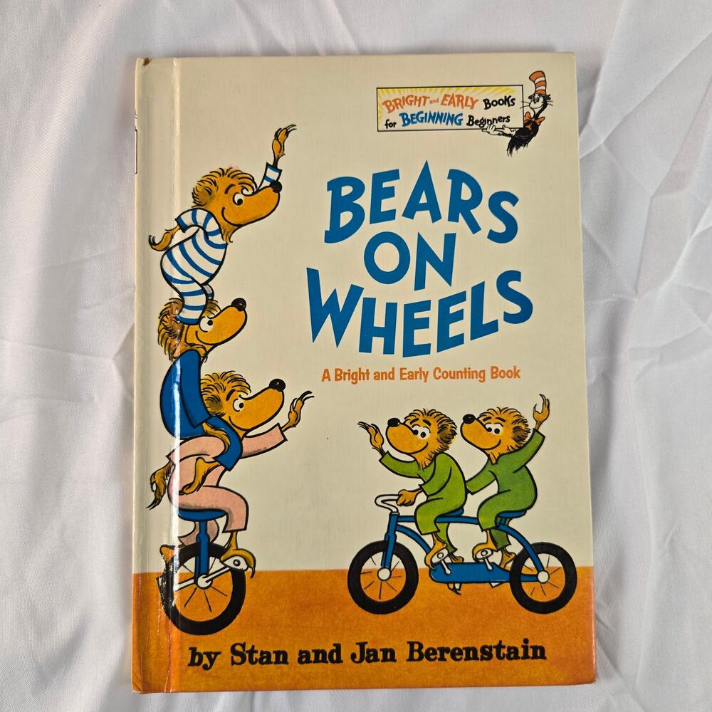 Bears on Wheels Stan & Jan Berenstain Vintage 1969 HC